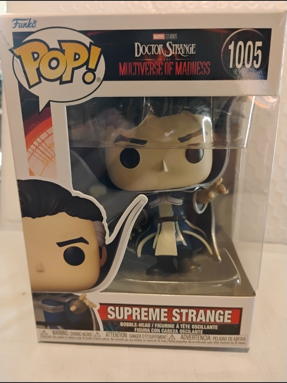 Funko Pop! Supreme Strange (Doctor Strange 2) Vinyl Figure - Blue & Gold